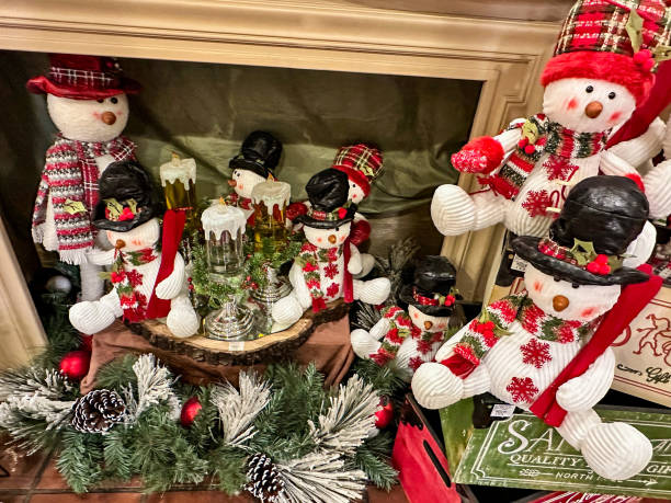 istock Christmas snowmen stuffed animals holiday decoration 1660084796