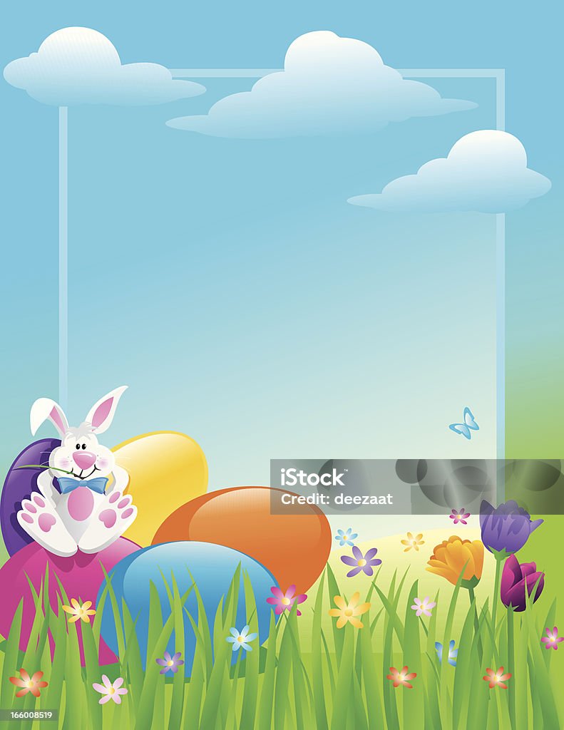Easter Bunny - Lizenzfrei Angorakaninchen Vektorgrafik