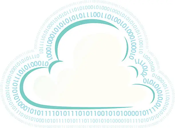 Vector illustration of Cloud Computing