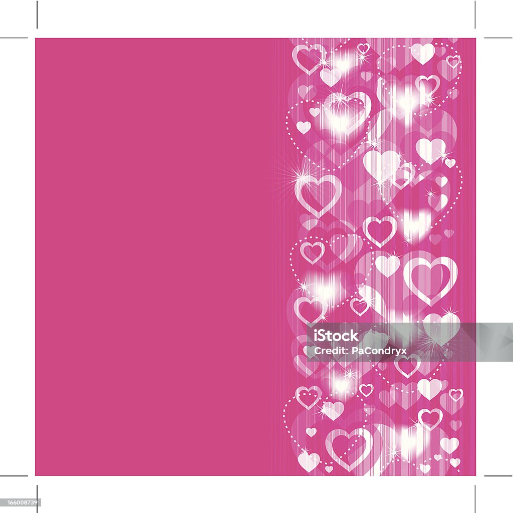 Glowing fond de la Saint-Valentin - clipart vectoriel de Abstrait libre de droits