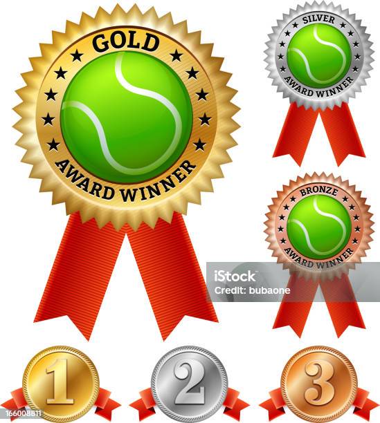 Ilustración de Premio De Tenis y más Vectores Libres de Derechos de Dorado - Color - Dorado - Color, Oro - Metal, Tenis