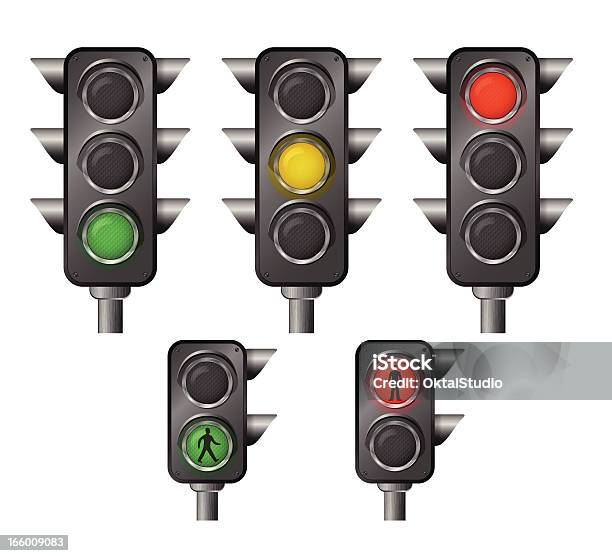 Feu De Signalisation Vecteurs libres de droits et plus d'images vectorielles de Feu de signalisation pour véhicules - Feu de signalisation pour véhicules, Feu orange, Feu rouge - Feu de signalisation pour véhicules