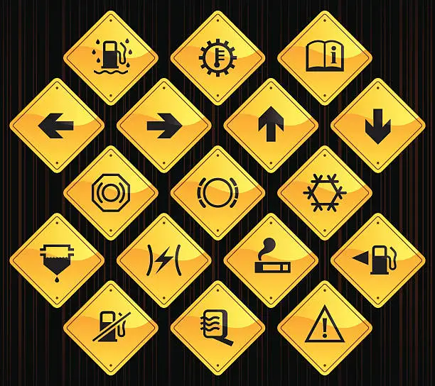 Yellow Off Sign Free yellow warning signs 03 Clipart Images | FreeImages
