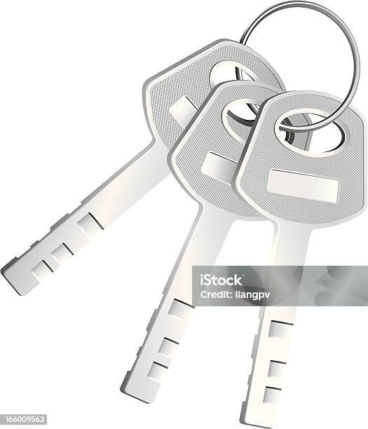 Key Stock Vektor Art und mehr Bilder von Eigenheim - Eigenheim, Farbbild, Hausschlüssel