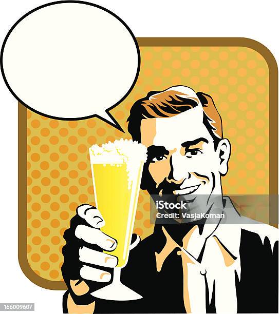 Man いただけるガラスのビール - ビールのベクターアート素材や画像を多数ご用意 - ビール, 乾杯, 男性