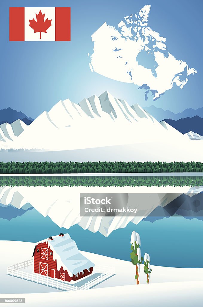 Canada panorama Canada stock vector