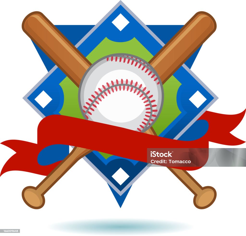 American beisebol do Insignia - Vetor de Atividade Recreativa royalty-free