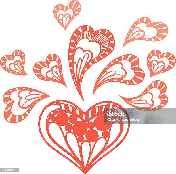 Cœur Griffonnage Vecteurs libres de droits et plus d'images vectorielles de Amour - Amour, Coeur - Symbole d'une idée, Croquis