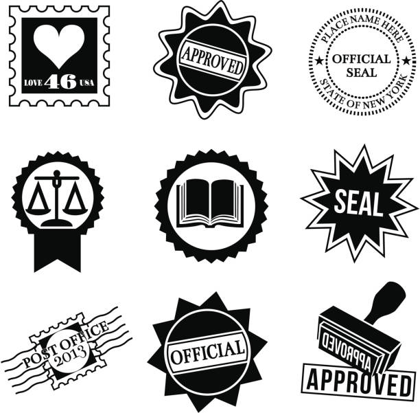 3,400+ Official Stamps And Seals Stock Illustrations, Royalty-Free