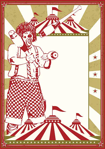 Vector illustration of Circus Poster