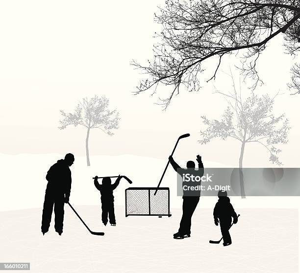 Kidshockey - 屋外のベクターアート素材や画像を多数ご用意 - 屋外, シルエット, 雪