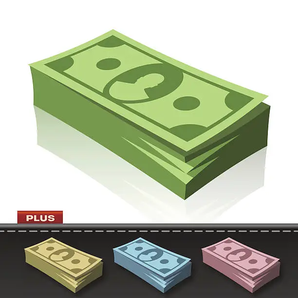 Vector illustration of MONEY PACK