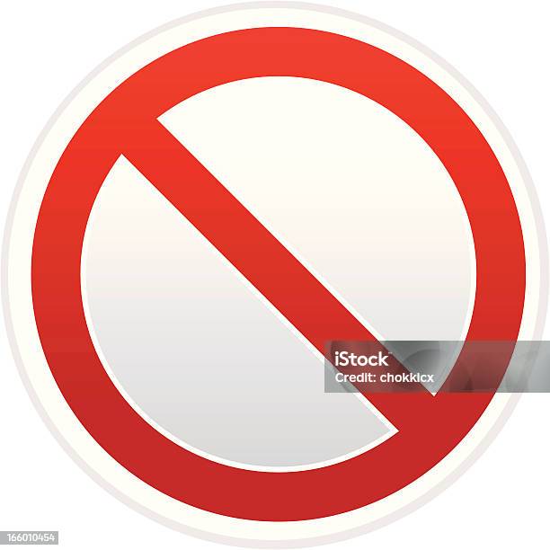 Forbidden Sign Stock Illustration - Download Image Now - Advice, Censorship, Circle