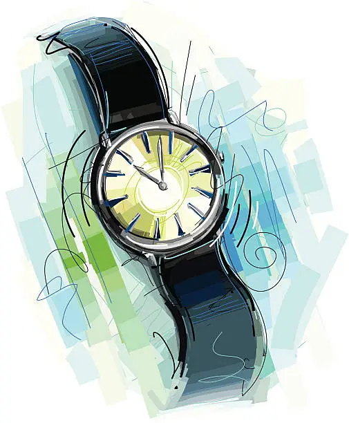 Vector illustration of Sketchy Watch