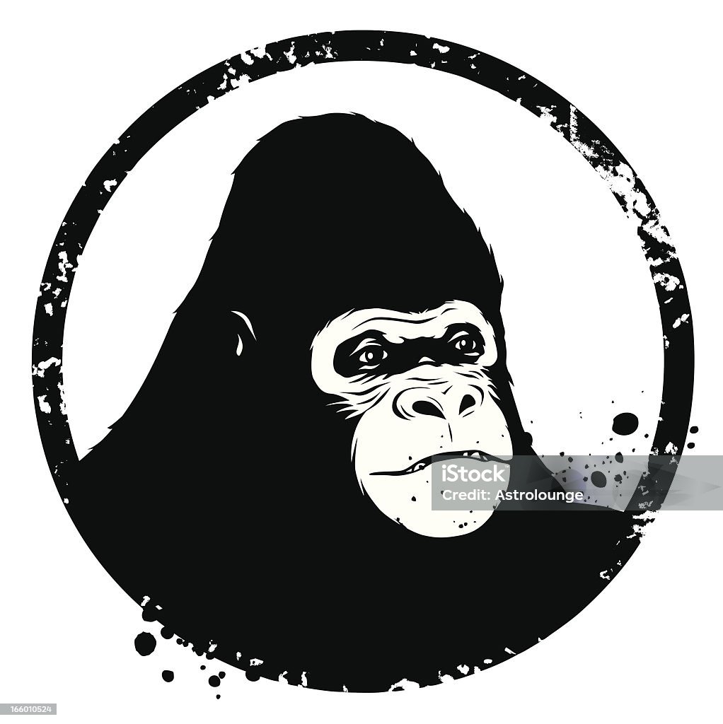 Gorilla - ゴリラのロイヤリティフリーベクトルアート