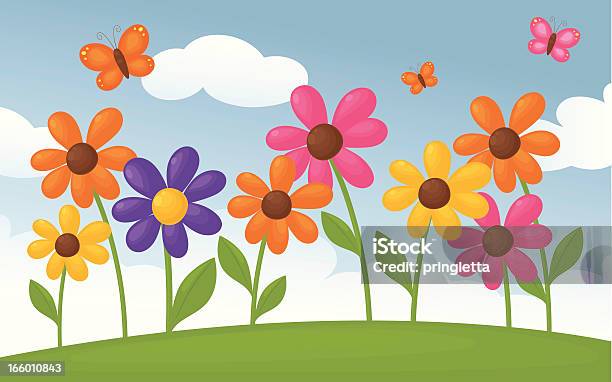 Frühling Blumen Stock Vektor Art und mehr Bilder von Blume - Blume, Bunt - Farbton, Pflanzenstängel