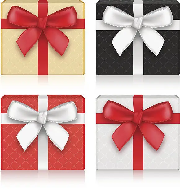 Vector illustration of Gift Boxes