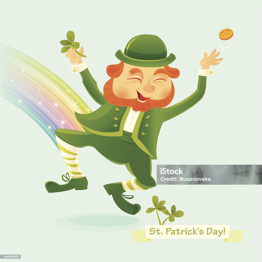 Fête de la Saint Patrick ! - clipart vectoriel de Arc en ciel libre de droits