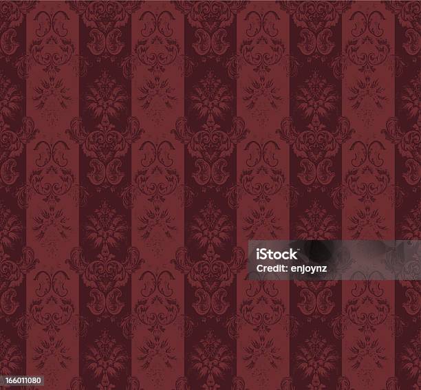 Retro Myred Red Retro Wallpaper Background Stock Illustration - Download Image Now ...