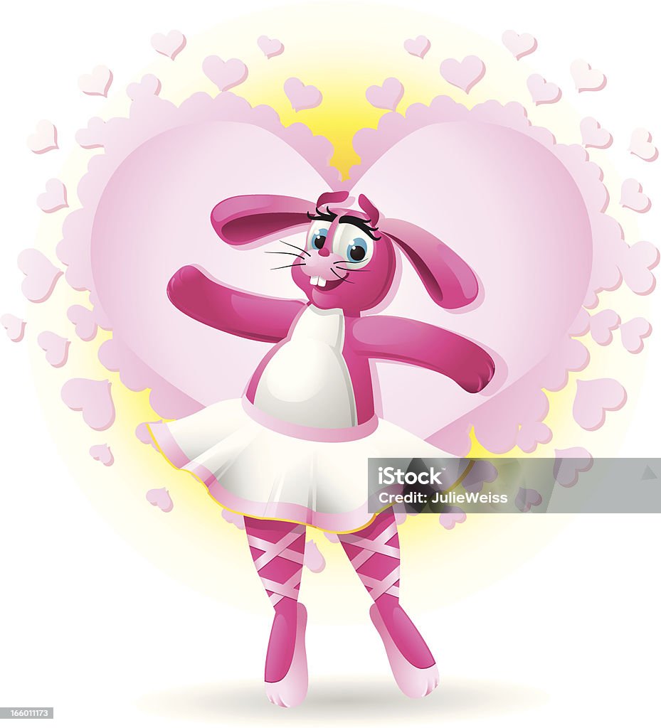 De la Saint-Valentin Bunny - clipart vectoriel de Animal femelle libre de droits