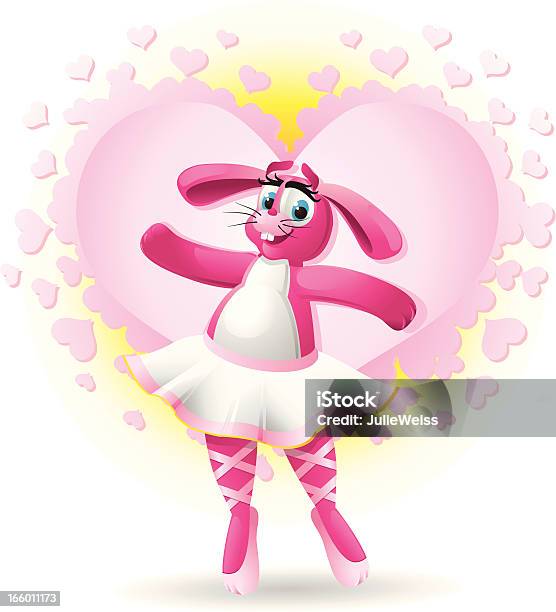 De La Saintvalentin Bunny Vecteurs libres de droits et plus d'images vectorielles de Animal femelle - Animal femelle, Bonheur, Cartoon
