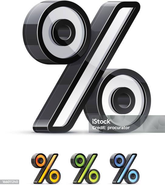 Sinal De Percentagem - Arte vetorial de stock e mais imagens de Finanças - Finanças, Taxa, Atividade bancária