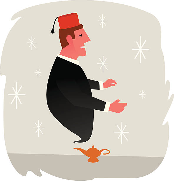 Chef Genie Vector 450+ Genie Hat Stock Illustrations, Royalty-Free Vector Graphics & Clip ...