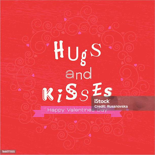 Vetores de Abraços E Beijos e mais imagens de Amor - Amor, Arranjo, Beijar