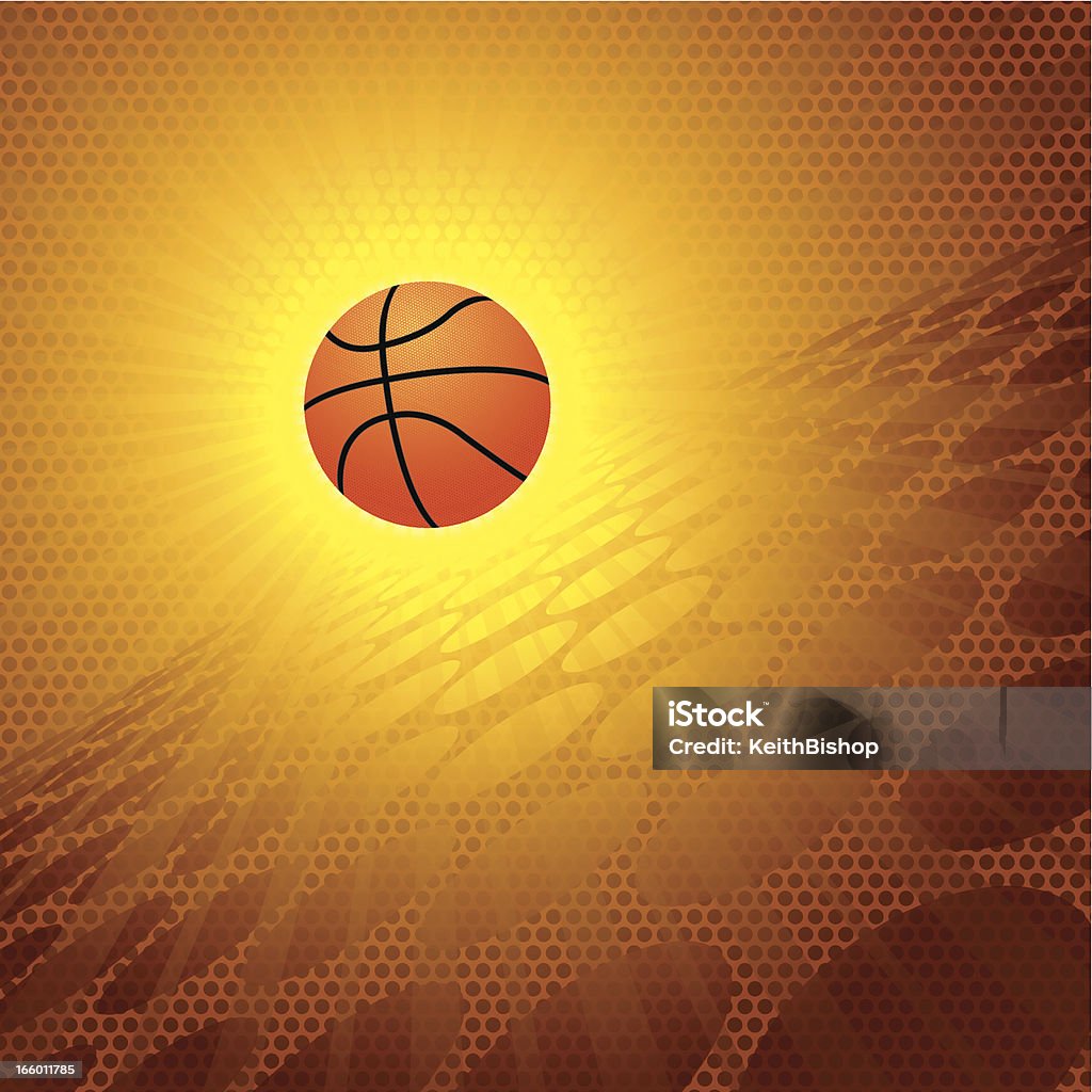 Fundo de bola de basquete - Vetor de Atividade royalty-free