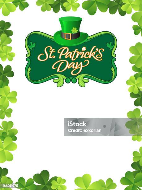 St Patricks Day 포스터 St. Patrick's Day에 대한 스톡 벡터 아트 및 기타 이미지 - St. Patrick's Day, 공휴일, 꽃무늬