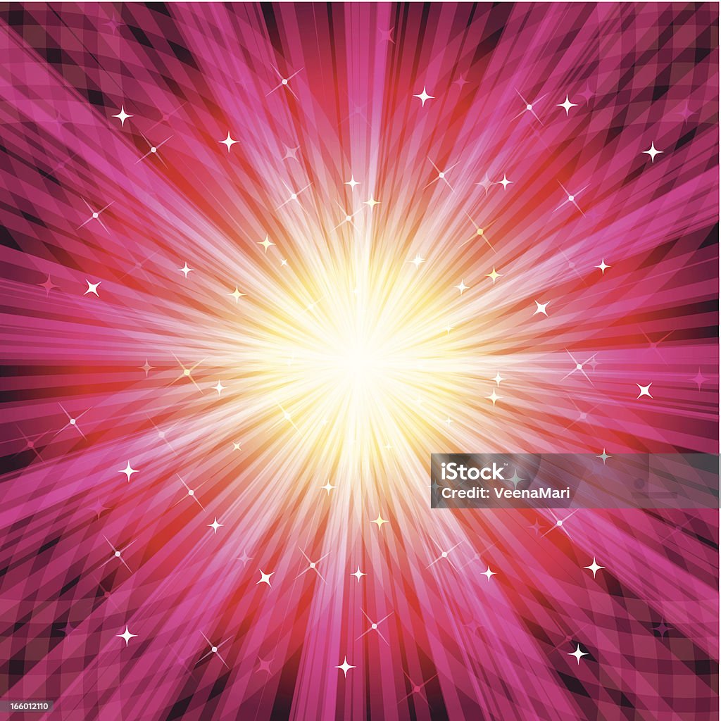 Starbusrt sfondo - arte vettoriale royalty-free di A forma di stella