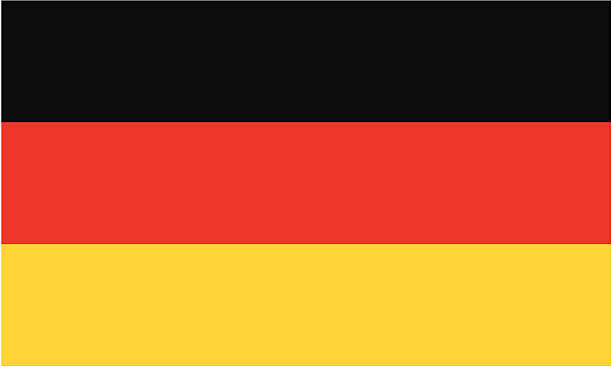 флаг германии - germany stock illustrations