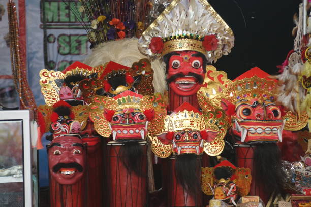 istock Various kinds of traditional Balinese mask art 1660123391