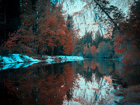 Between fall and winter in Yosemite