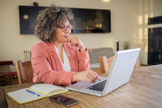 istock Mature woman working from home 1660209988