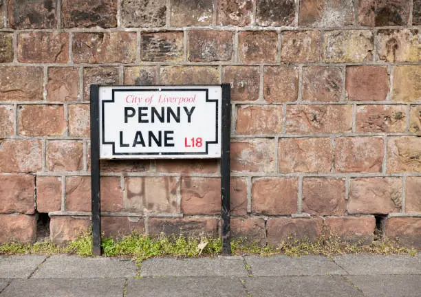 Photo of Penny Lane Street Sign in Liverpool