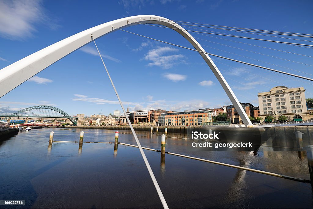 Puentes de Newcastle - Foto de stock de Agua libre de derechos