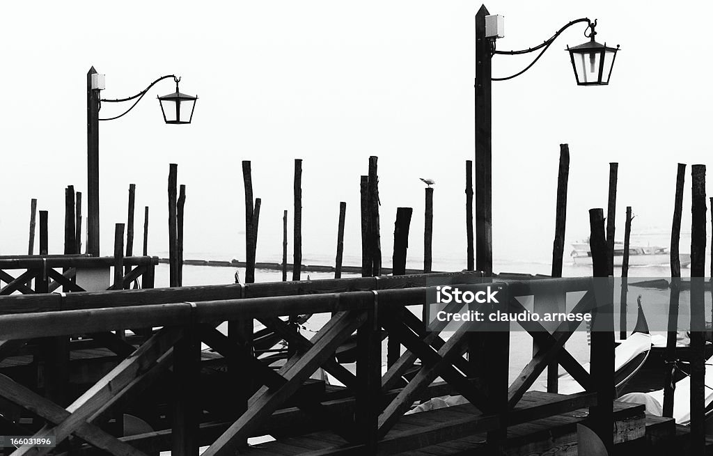 Venezia. Bianco e nero - Foto stock royalty-free di Acqua