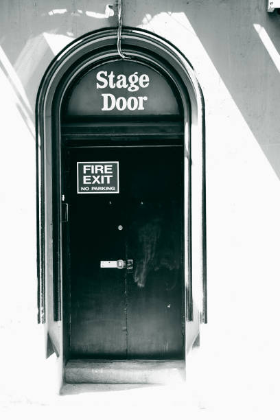 istock Theatre stage door 166031955