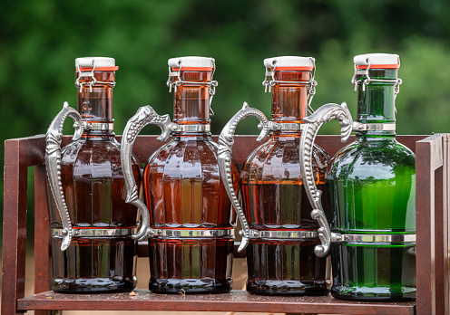 Antique bottles provide a connection to history and help preserve historical artifacts.