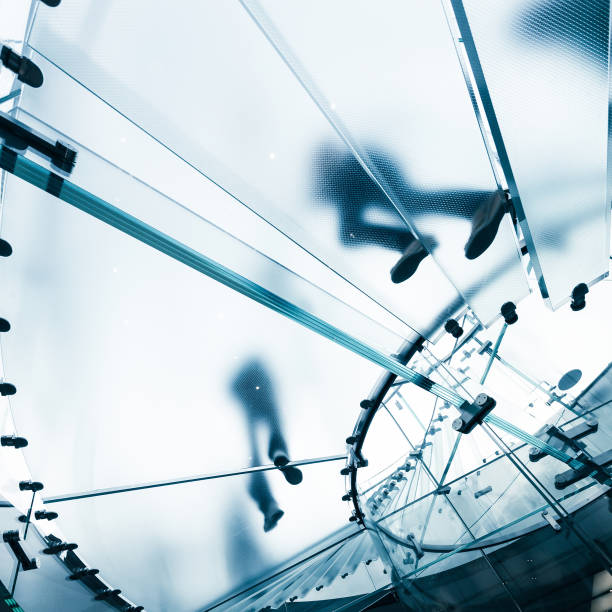 istock glass stair in modern office building 166041145