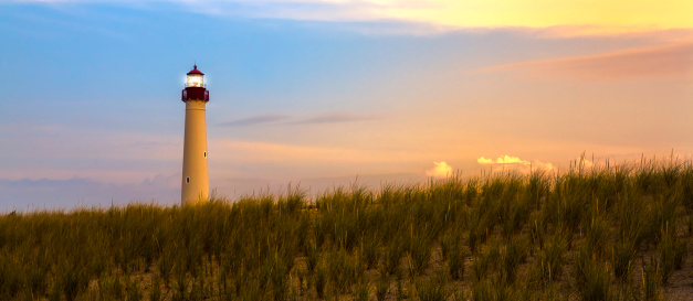 Cape Hatteras Lighthouse at sunset