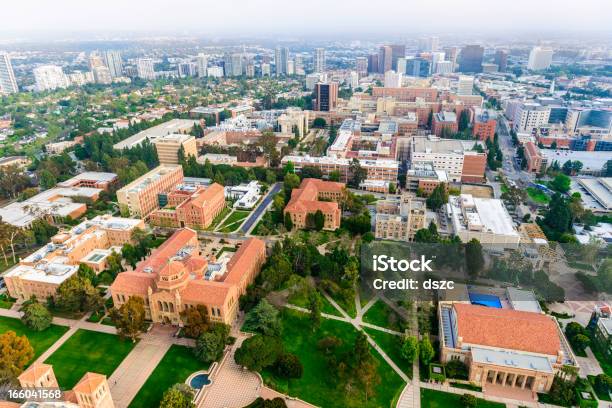 Ucla Кампус В Лосанджелес Калифорния Вид Сверху — стоковые фотографии и другие картинки Калифорнийский университет - Лос-Анджелес