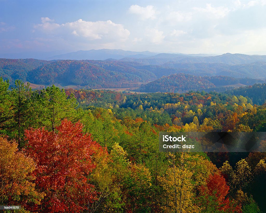 Smoky Mountains en automne - Photo de Tennessee libre de droits