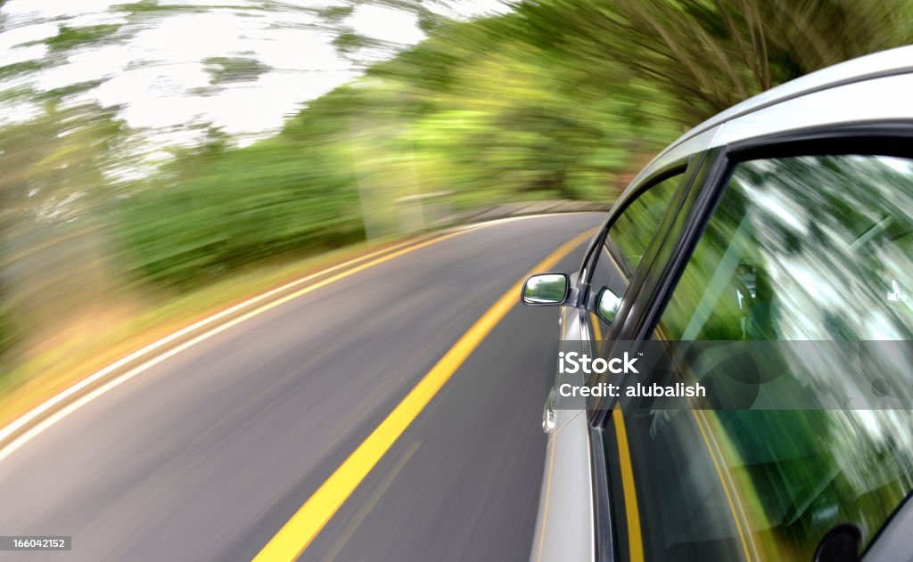 Through the road  Driving Stock Photo