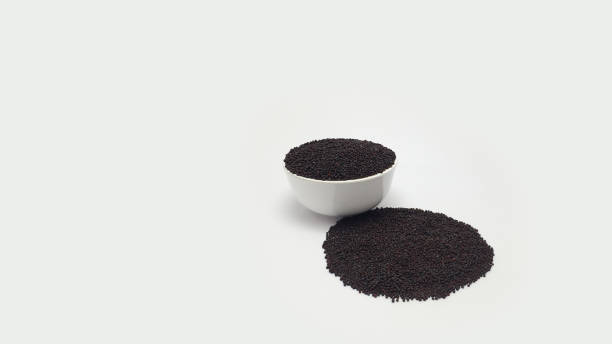 istock Brown Mustard Seeds In  White Bowl 1660473220