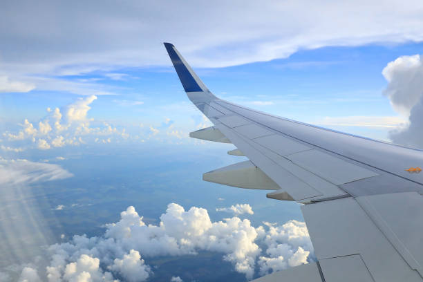 istock Rain, Clouds, Blue Skies Outside an Airplane 1660480995