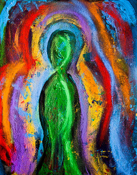 Artwork Aura Energy Fields Stock Illustration - Download Image Now