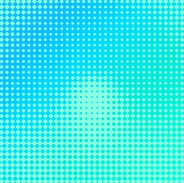 Vector illustration of Colorful Halftone Background with Soft Focus