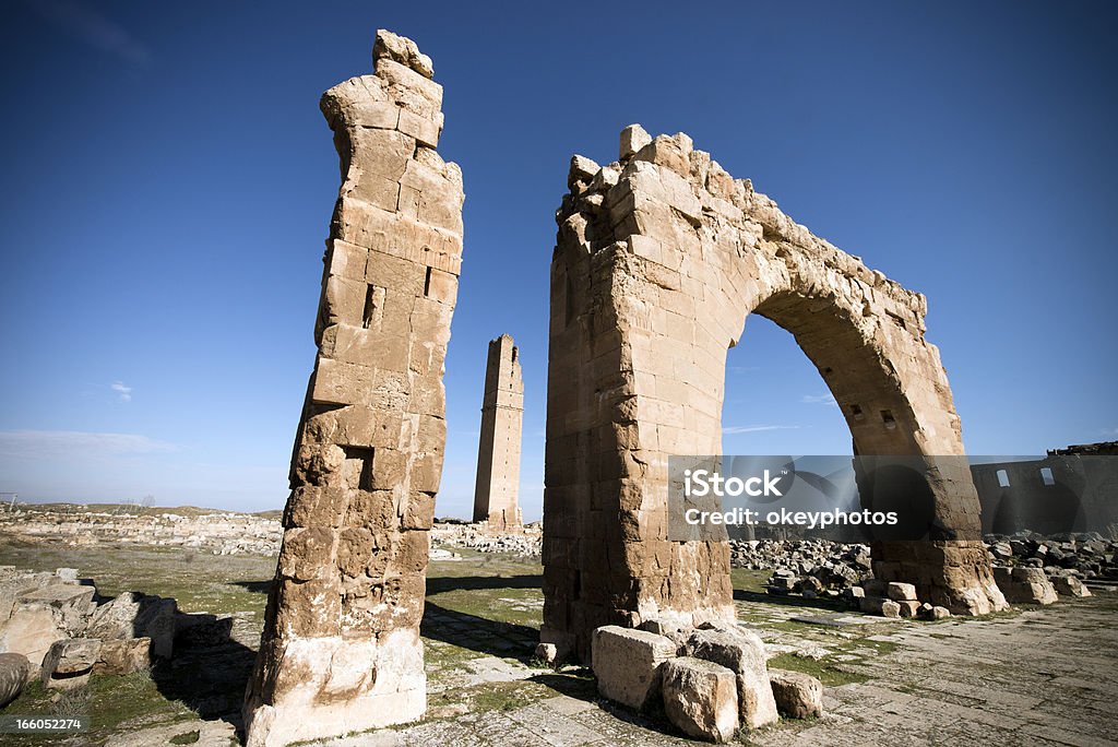 Ruins of the University at Harran, Turkey Archaeological remains of ancient Harran, a major commercial, cultural, in Turkey Anatolia Stock Photo